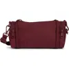 Beis Béis The Expandable Crossbody Charm In Burgundy
