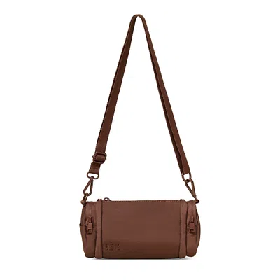 Beis The Expandable Crossbody Charm In Maple In Brown
