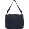 Beis Béis The Expandable Messenger Tote In Blue