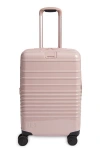Beis 21-inch Rolling Spinner Suitcase In Atlas Pink