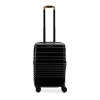 BEIS BEIS THE GLOSSY CARRY ON ROLLER SUITCASE IN BLACK