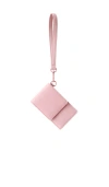 Beis The Id Wristlet In Atlas Pink