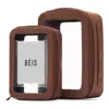 Beis The In Flight Cosmetic Case In Maple