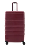 Beis Béis The Large 29-inch Check-in Roller In Burgundy