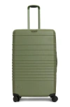 Beis Large Check-in Roller In Olive In Green