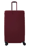 Beis Béis The Large Check-in Luggage Cover In Burgundy