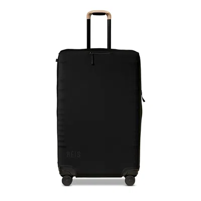 Beis The Large Check In Luggage Cover In Black