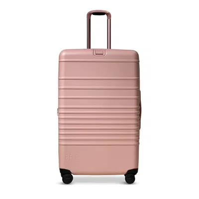 Beis The Large Check In Roller In Atlas Pink