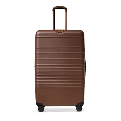 Beis The Large Check In Roller In Maple In Brown