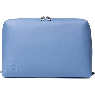 Beis Béis The Large Cosmetics Pouch In Blue