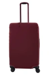 Beis Béis The Medium Check-in Luggage Cover In Burgundy
