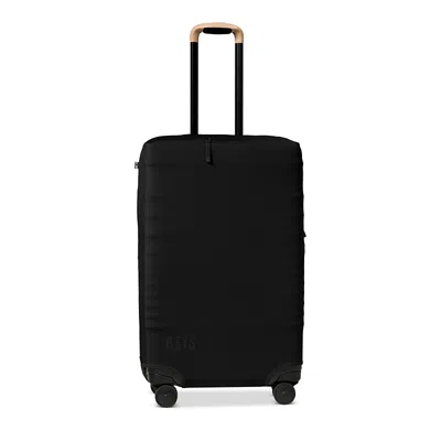Beis The Medium Check In Luggage Cover In Black