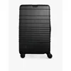 Beis The Medium Check-in Roller Four-wheel Shell Suitcase 72cm X 48cm In In Black / Beige Handle