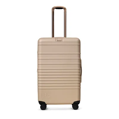 Beis The Medium Check In Roller In Beige In Neutral