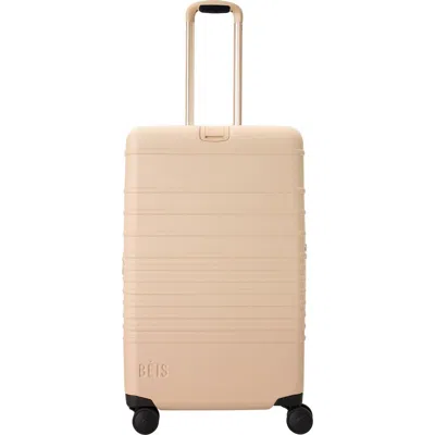 Beis Béis The Medium Check-in Roller Suitcase In Neutral