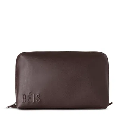 Beis The Medium Cosmetic Pouch In Brown