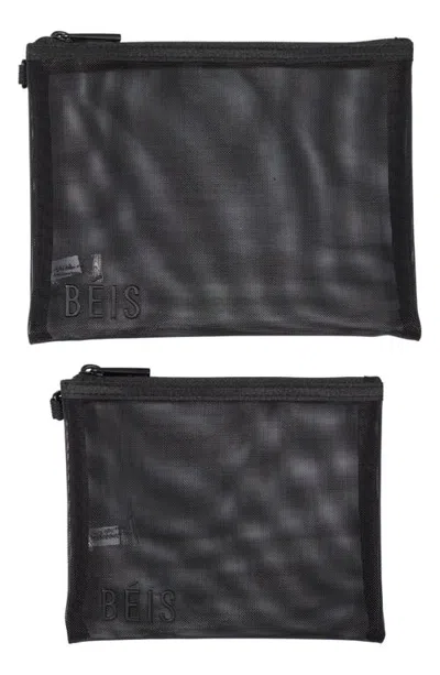 Beis Béis The Mesh Pouch Duo In Black