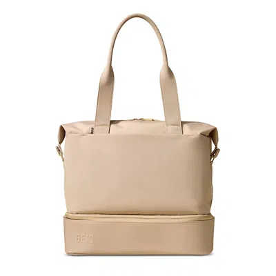 Beis The Mini Weekender In Beige In Neutral