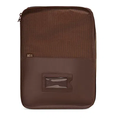 Beis The Packing Cube Medium In Maple In Brown