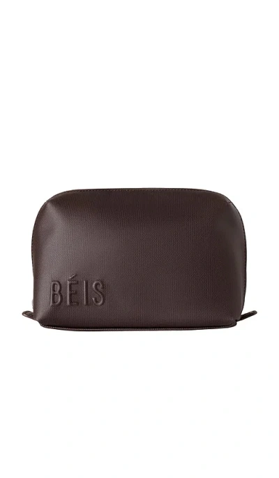 Beis The Small Cosmetic Pouch In Brown