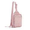 Beis The Sport Sling Bag In Atlas Pink In Atlas Pink