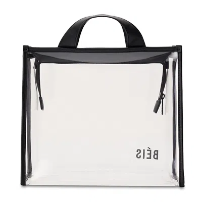 Beis The Stadium Tote In Black