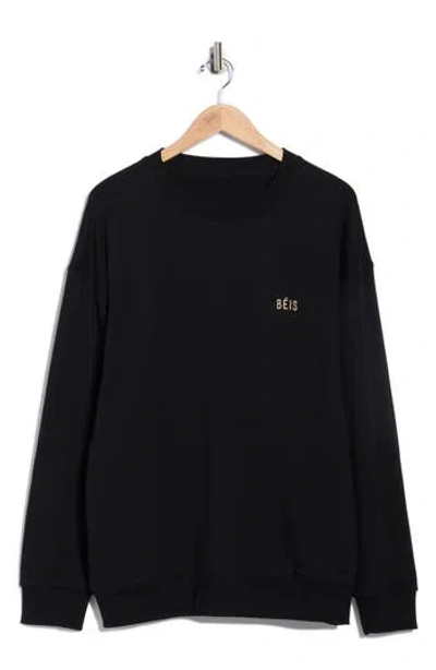 Beis Béis The Sweatshirt In Black