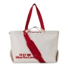 Beis X Lonely Ghost Canvas Tote In Ghost White