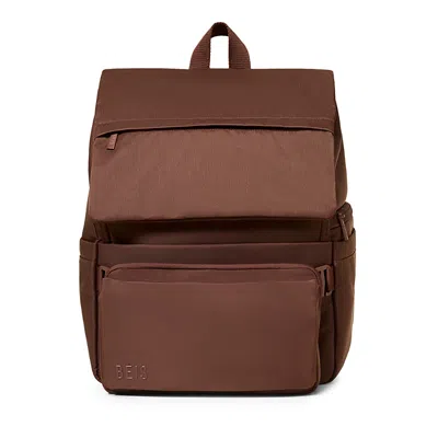 Beis The Ultimate Diaper Backpack In Maple In Brown