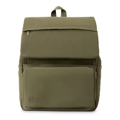 Beis The Ultimate Diaper Bag Backpack In Olive In Green
