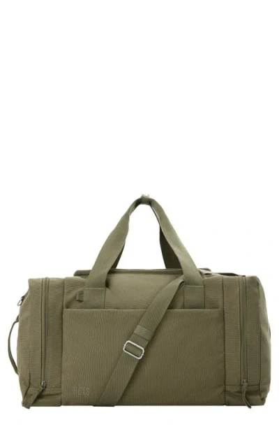 Beis Béis The Utility Duffle Bag In In Olive