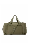 Beis Weekender Canvas And Vegan-leather Tote Bag In Olive