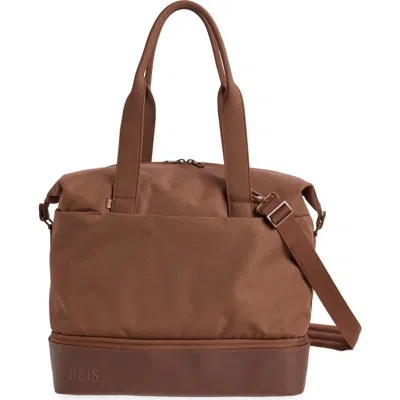 Beis Béis The Weekender Bag In Brown