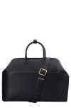 Beis Béis The Wicked Faux Leather Weekend Bag In Black