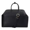 Beis Béis The Wicked Faux Leather Weekend Bag In Black
