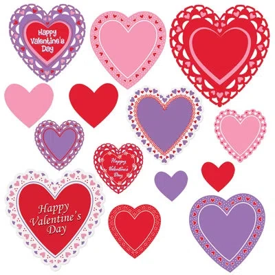 Beistle 14 Piece Valentine's Day Standup Set