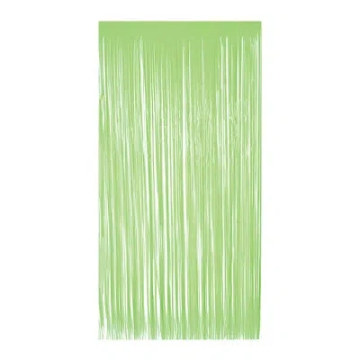 Beistle 1-ply Plastic Fringe Curtain In Green