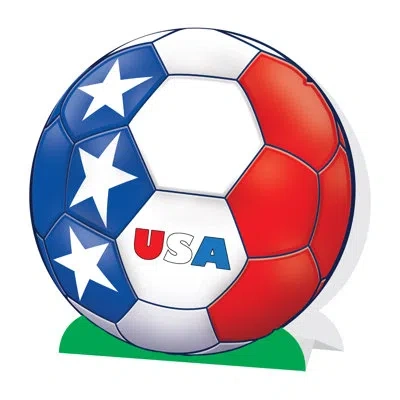 Beistle - 3-d Centerpiece - United States - 12 Pieces In Multicolor