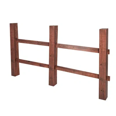 Beistle 3-d Fence Prop - 3' 8" X 6' 7" - Pack Of 4 In Brown