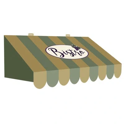Beistle 3-d Italian Awning Wall Decoration In Multicolor