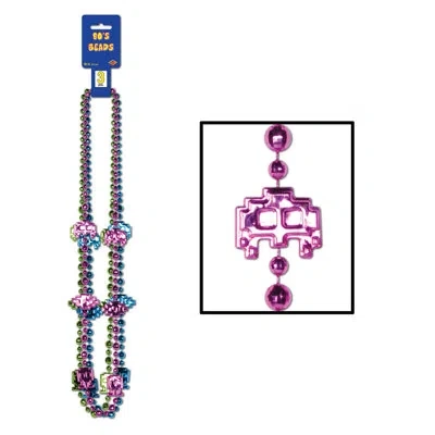 Beistle 80's Beads - 36" - Pack Of 12 In Multicolor