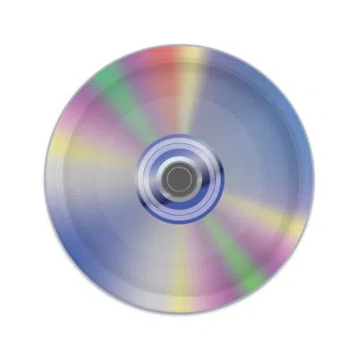 Beistle 90's Cd Plates - 9" - Pack Of 12 In Multicolor