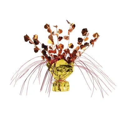 Beistle Acorn Gleam 'n Spray Centerpiece In Multicolor
