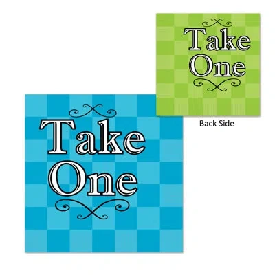 Beistle Alice In Wonderland Beverage Napkins In Multicolor