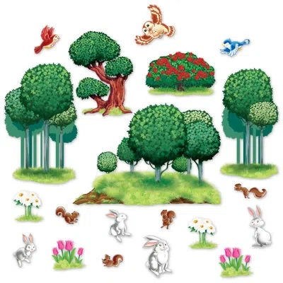 Beistle Animal & Nature Props - 6"-4' 1" - Pack Of 12 In Multicolor