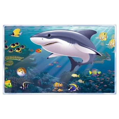 Beistle Aquarium Insta-view - 3' 2" X 5' 2" - Pack Of 6 In Multicolor