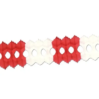 Beistle Arcade Garland - 5â½" X 12' - Pack Of 12 In Red,white