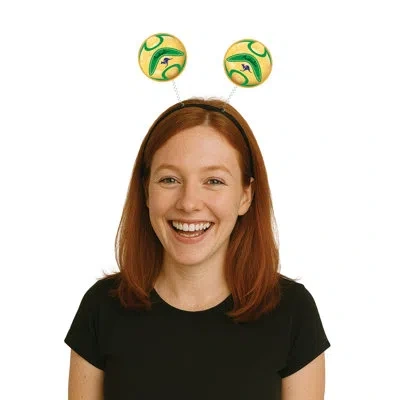 Beistle Australia Soccer Boppers Headband – Snap-on Black Plastic Headband, Australian Flag Football Fan Gea In Multicolor