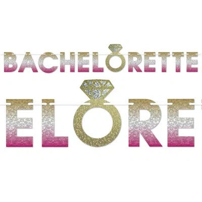 Beistle Bachelorette Streamer - 7" X 6' - Pack Of 12 In Multicolor
