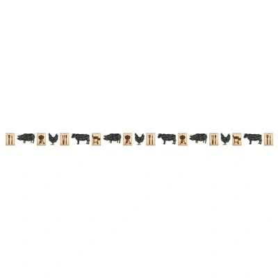 Beistle Bbq Streamer - 6â¼" - Pack Of 12 In Multicolor